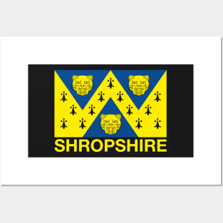 Shropshire County Flag - England Posters and Art